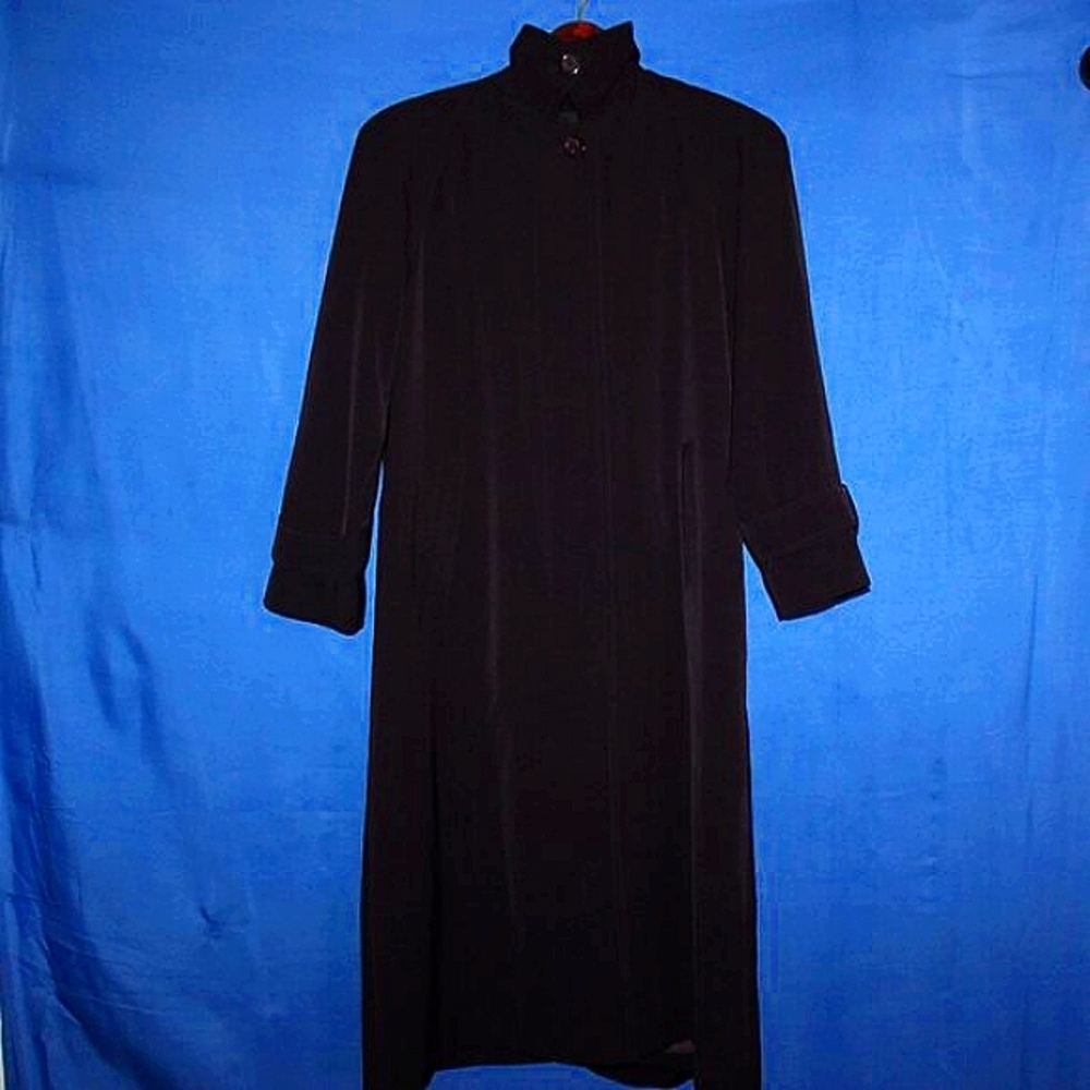 Gallery Petite Stand Collar Trench Coat 6
